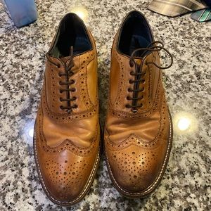 Brown dress shoes